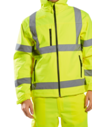 HI VIZ SOFTSHELLS