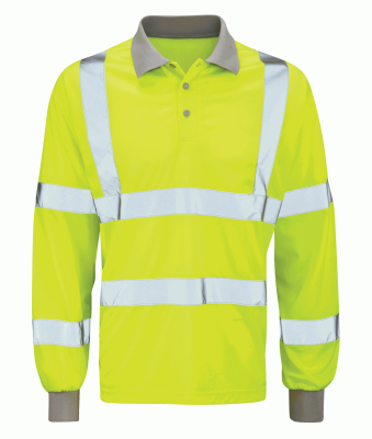 ANDROMEDA LS HI VIZ POLO SHIRT